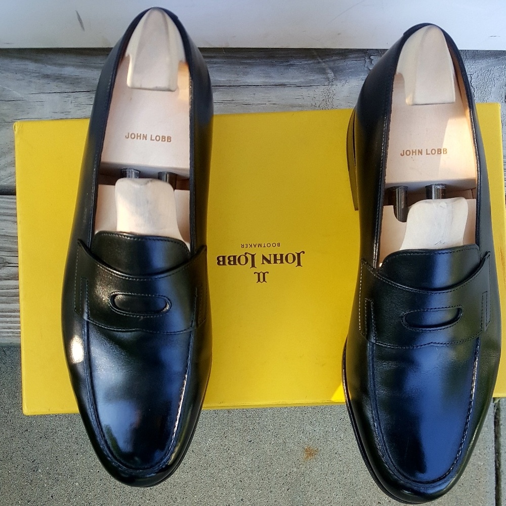 John lobb lopez loafer black